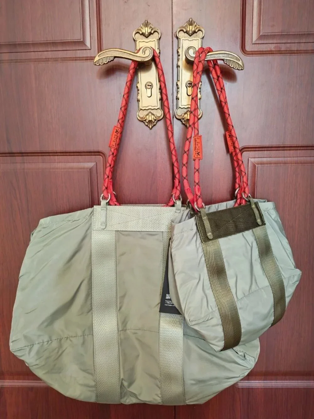 Pre-owned Topologie Versatile Carryall Tote Bag - Stylish Travel Handbag 2pcs